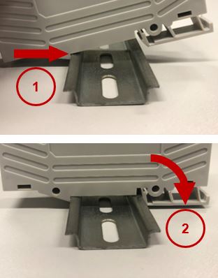 How does DIN rail work – Install a PLC Hardware Component